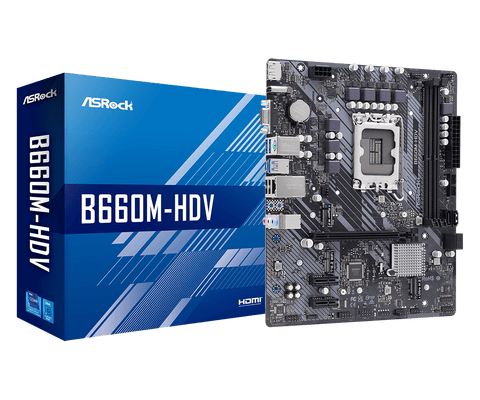 ASRock B660M-HDV Micro-ATX Motherboard